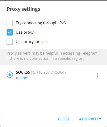 telegram proxy