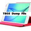 فایل دامپ سامسونگ T805